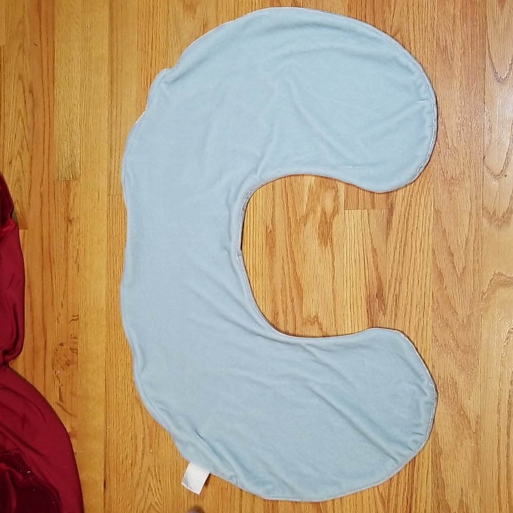 Blue or Pink Velour Boppy Cover